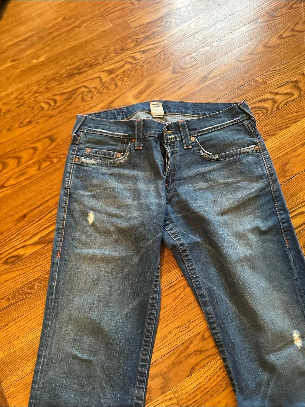 True Religion Men's Blue Denim Jeans Size 34